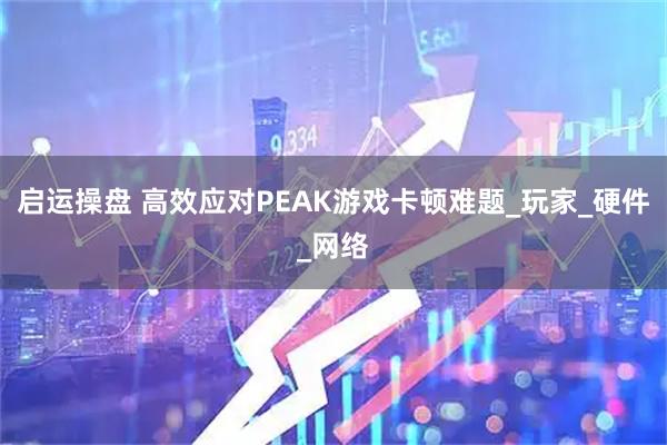 启运操盘 高效应对PEAK游戏卡顿难题_玩家_硬件_网络